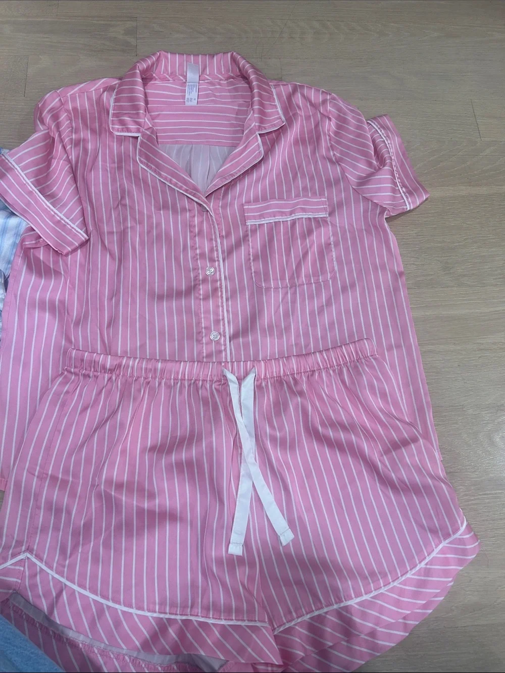 Pink Striped Pajama Set women’s stars above from target